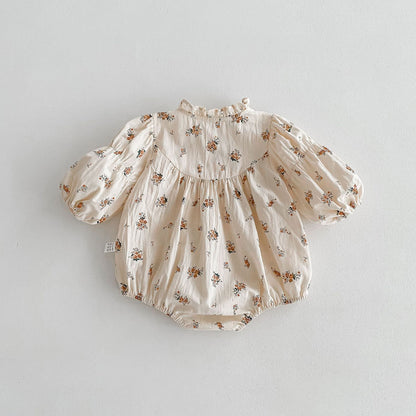 Arrival Spring Baby Girls Floral Pattern Long Sleeves Bodysuit, MyKids-USA®, Baby One-Pieces, MyKids-USA -  -  -  -  -  -  - .