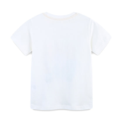 Summer Boys’ Jungle Animals Cartoon Pattern T-shirt in European and American Style, MyKids-USA®, Baby & Toddler Tops, MyKids-USA -  -  -  -  -  -  - 