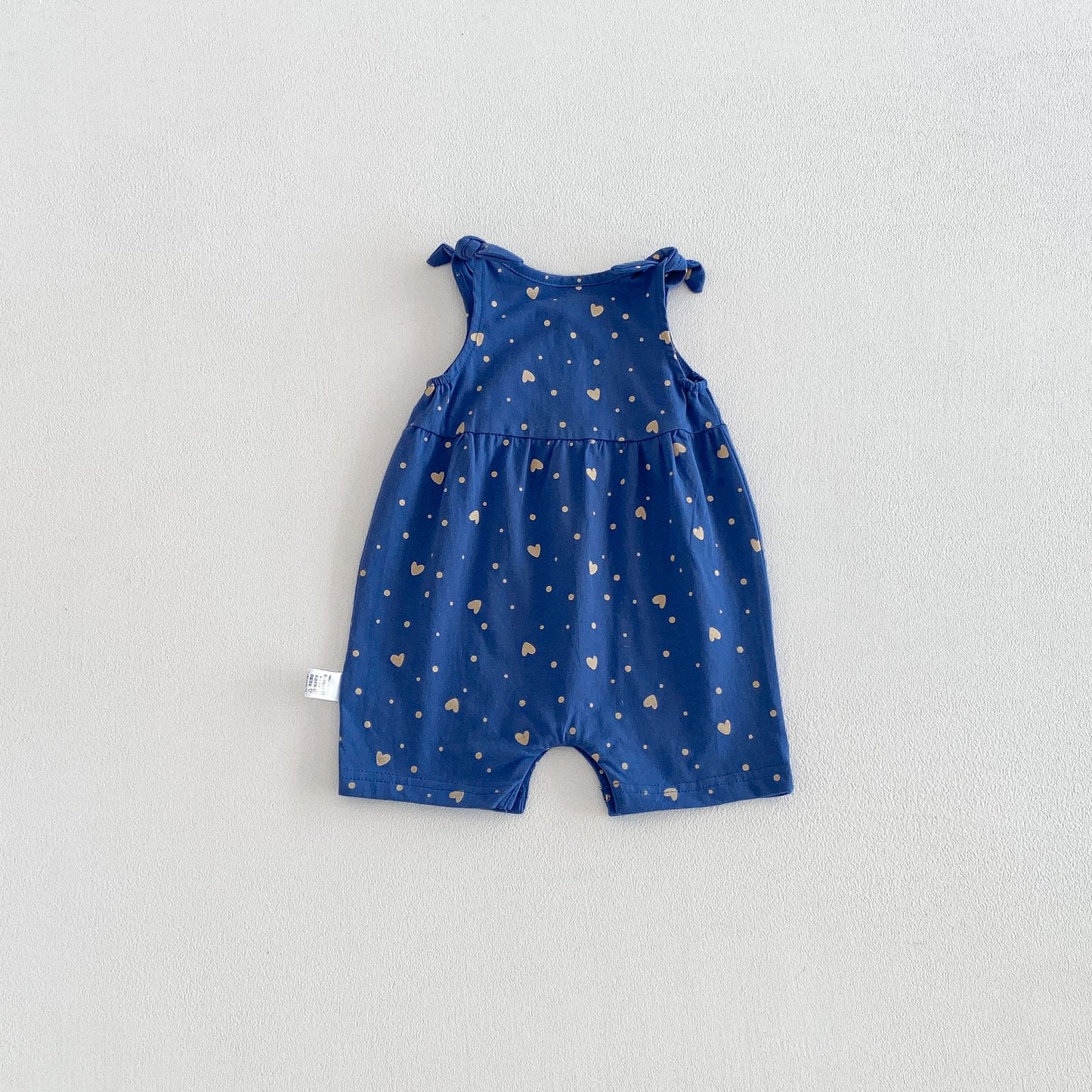 Summer Arrival Baby Sleeveless Cute Pattern Strap Rompers, MyKids-USA®, Baby One-Pieces, MyKids-USA - Size/Age - 66 (3-6M) - Color - Blue -  -  - TR2603221428-B.