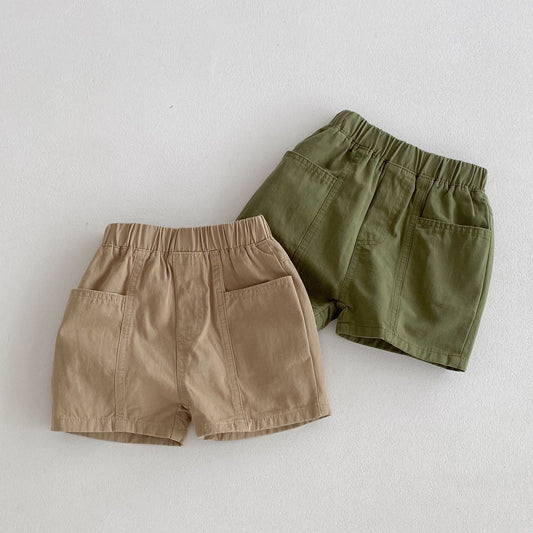Summer Arrival Boys Versatile Casual Solid Color Utility Shorts, MyKids-USA®, Baby & Toddler Bottoms, MyKids-USA -  -  -  -  -  -  - .