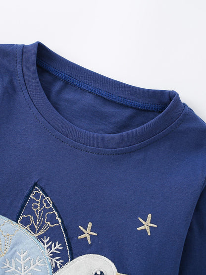 MyKids-USA® Winter Autumn Baby Kids Cartoon Pattern Long Sleeves Sweatshirt and Pants Clothing Set