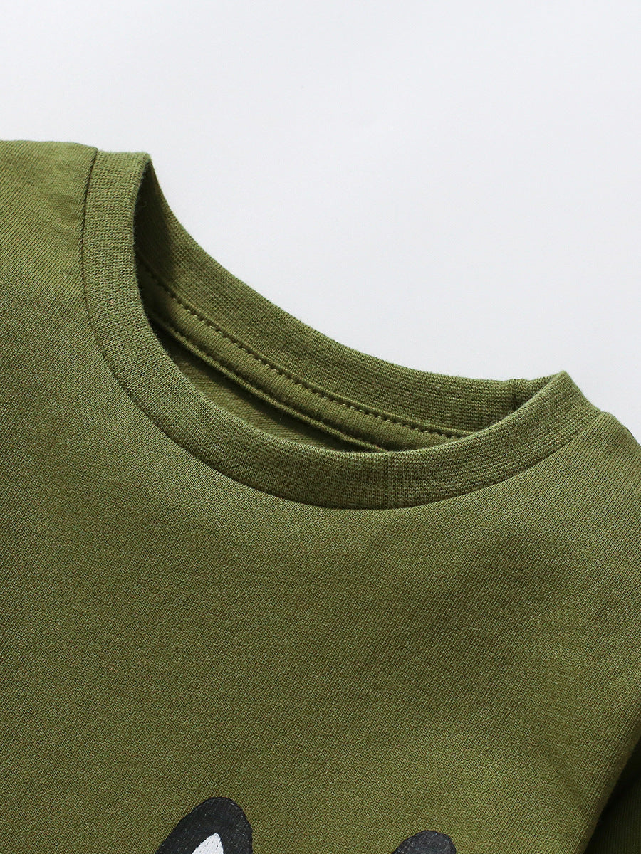 Arrival Autumn Kids’ Animals Cartoon Pattern Print Long Sleeves T-Shirt In European And American Style, MyKids-USA®, Baby & Toddler Outerwear, MyKids-USA -  -  -  -  -  -  - 