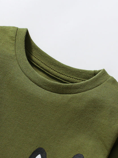 Arrival Autumn Kids’ Animals Cartoon Pattern Print Long Sleeves T-Shirt In European And American Style, MyKids-USA®, Baby & Toddler Outerwear, MyKids-USA -  -  -  -  -  -  - 