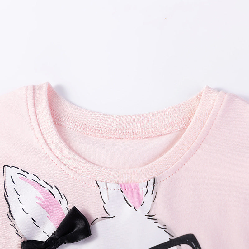 Summer Hot Selling Baby Kids Girls Short Sleeves Cartoon Pattern T-shirt and Pants Clothing Set, MyKids-USA®, Baby & Toddler Outfits, MyKids-USA -  -  -  -  -  -  - .