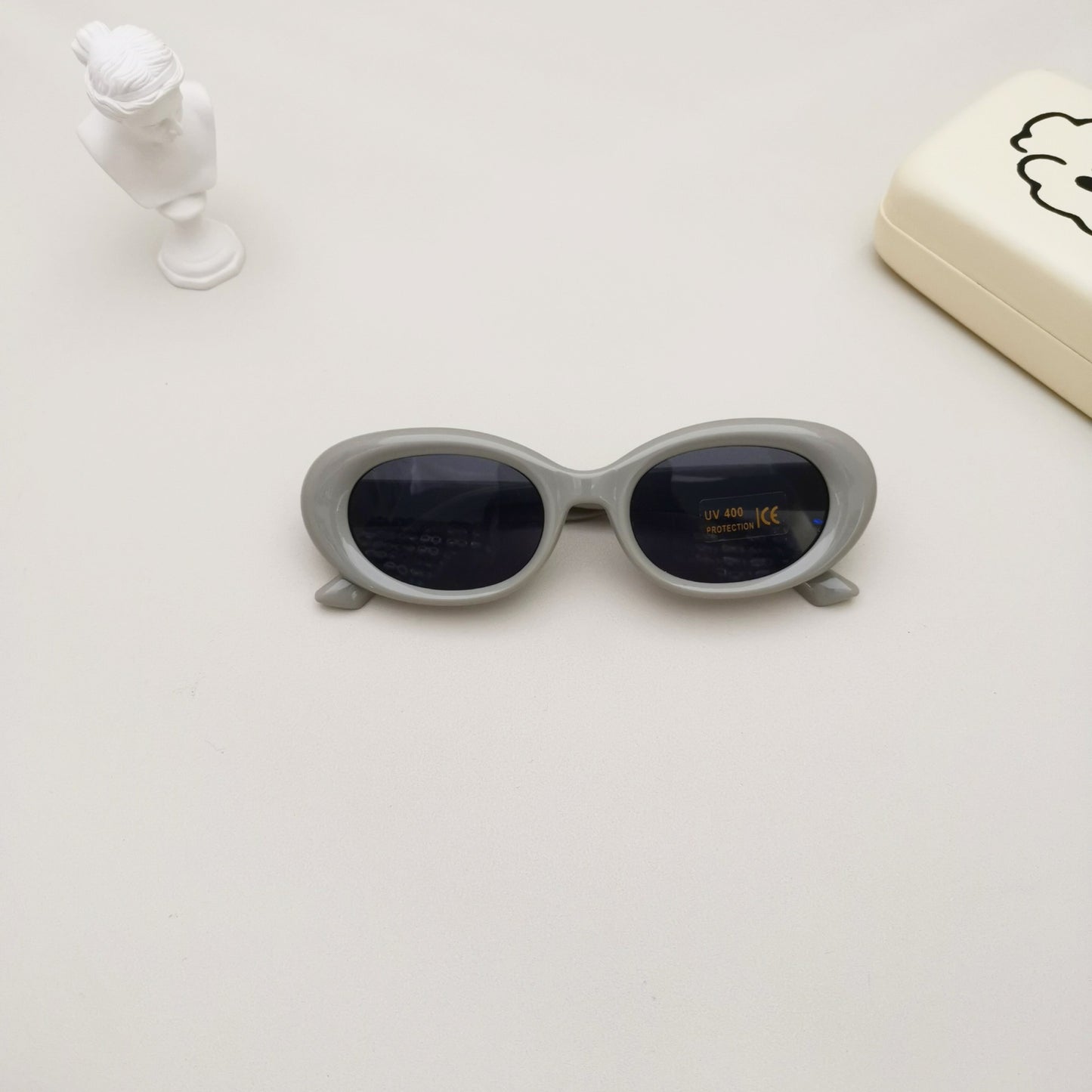 Kids’ Beach Sunglasses – Versatile Oval Frames for Boys and Girls, MyKids-USA®, Sunglasses, MyKids-USA - Size/Age - Average Size (0-12Y） - Color - Grey -  -  - TR2601281038-C.