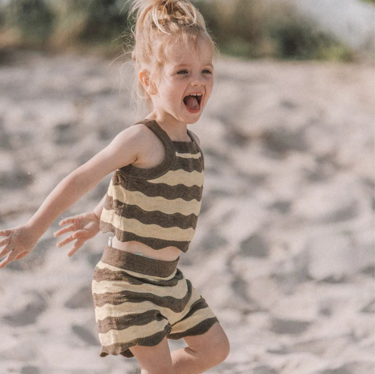 Summer Hot Selling Baby Kids Unisex Sleeveless Striped Vest and Shorts Knitted Clothing Set, MyKids-USA®, Baby & Toddler Outfits, MyKids-USA -  -  -  -  -  -  - 