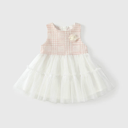 Arrival Autumn Baby Kids Girls Color Patchwork Sleeveless Plaid Dress and Cardigan, MyKids-USA®, Baby & Toddler Dresses, MyKids-USA - Size/Age - 80 (9-12M) - Color - Pink -  -  - TR2509062225-A