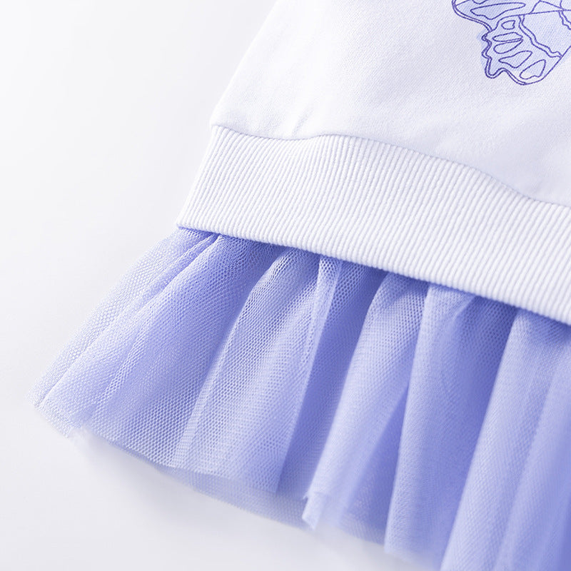 Summer Arrival Butterfly Pattern Short Sleeves Tulle Dress for Stylish, MyKids-USA®, Baby & Toddler Dresses, MyKids-USA -  -  -  -  -  -  - 