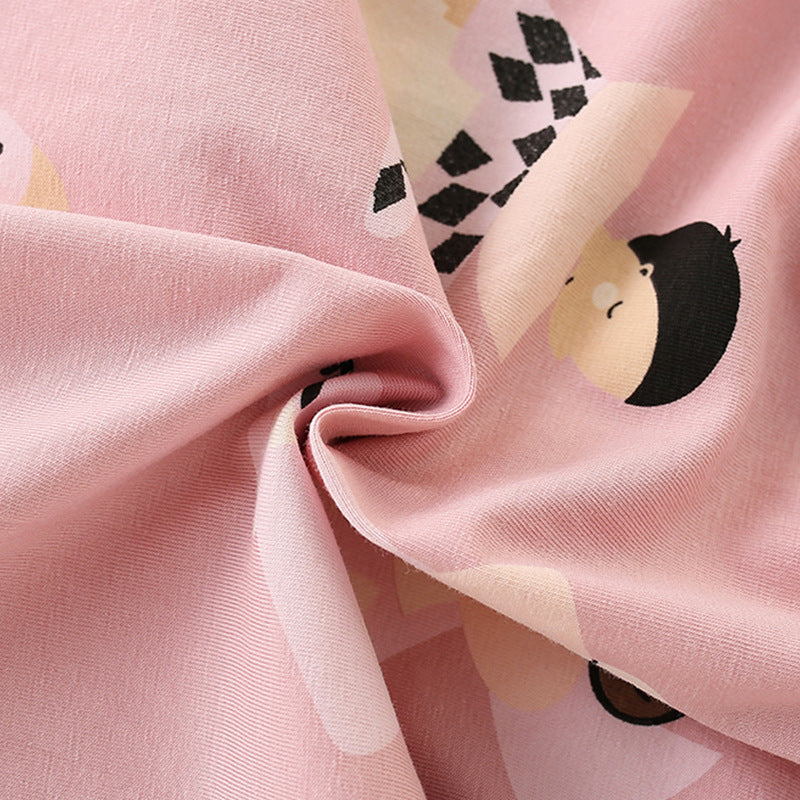 Summer Arrival Cartoon and Letters Pattern Short Sleeves Dress for Stylish Girls, MyKids-USA®, Baby & Toddler Dresses, MyKids-USA -  -  -  -  -  -  - 