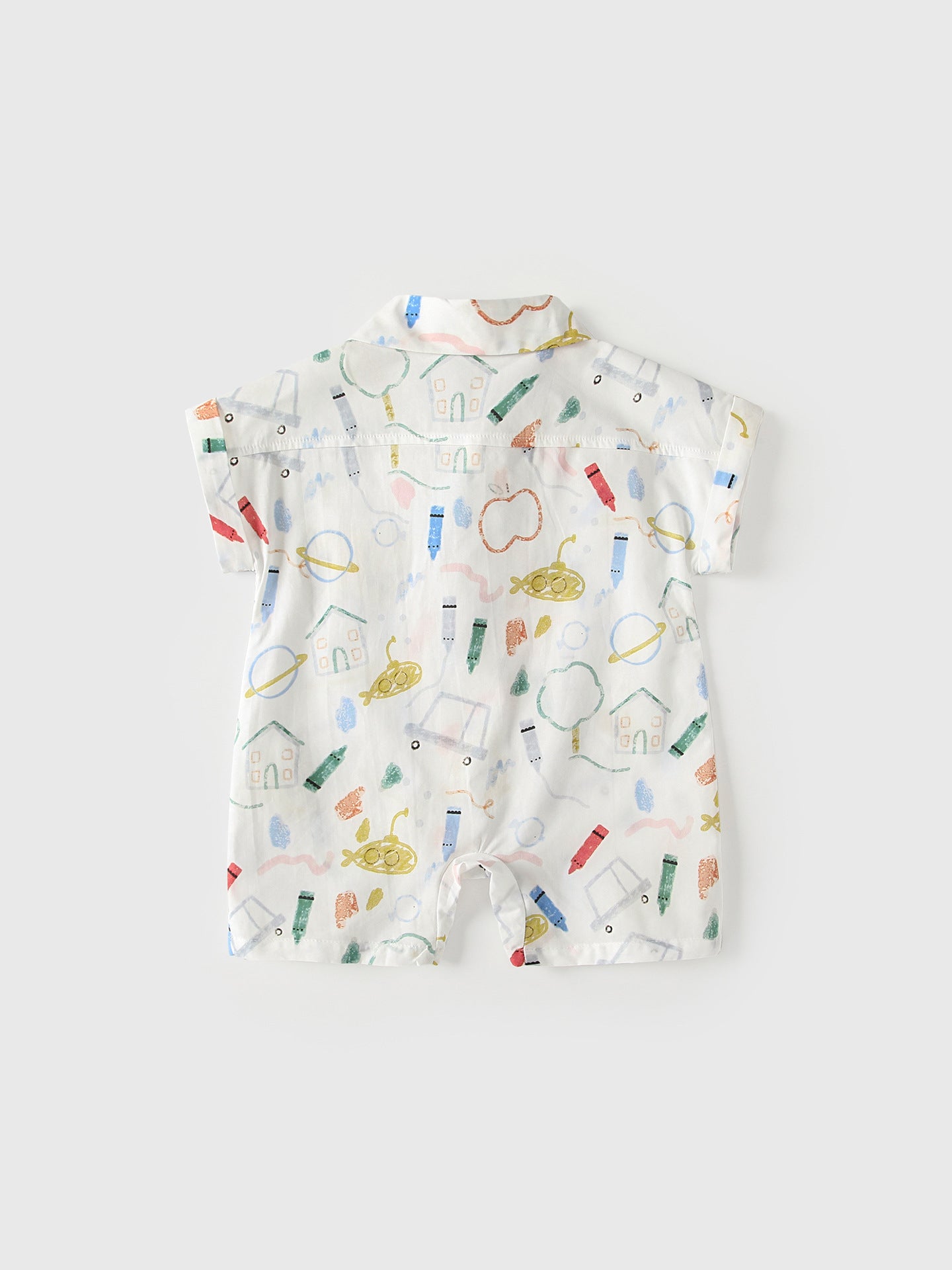 Summer Arrival Baby Boys Short Sleeves Cartoon Pattern Single Breasted Rompers Bodysuits, MyKids-USA®, Baby & Children's One-Pieces, MyKids-USA -  -  -  -  -  -  - .