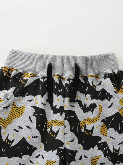 Arrival Summer Kids Boys Halloween Cartoon Pattern Pants