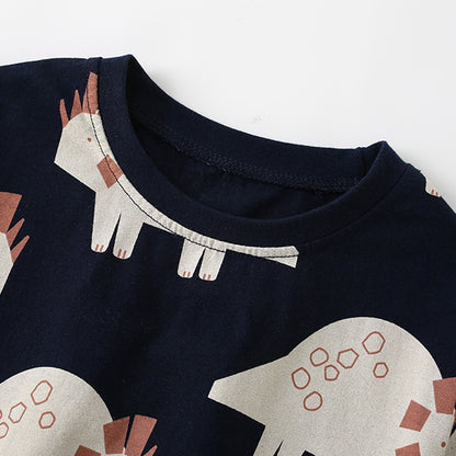 Summer Baby Kids Cartoon Dinosaurs Pattern T-shirt and Shorts Casual Clothing Set for Boys, MyKids-USA®, Baby & Toddler Outfits, MyKids-USA -  -  -  -  -  -  - 