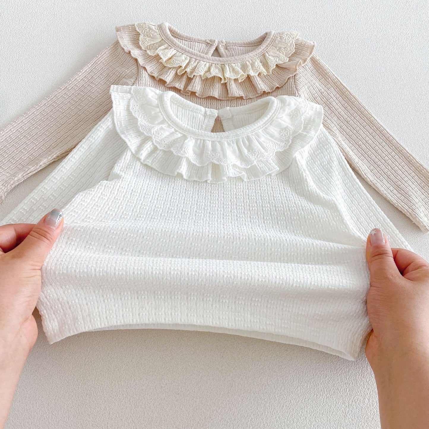 MyKids-USA® Arrival Autumn Princess Style Baby Girl Base Layer Top