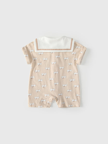 Summer Arrival Baby Short Sleeves Cartoon Single Breasted Rompers Bodysuits, MyKids-USA®, Baby & Children's One-Pieces, MyKids-USA -  -  -  -  -  -  - .