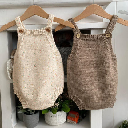 Arrival Autumn and Spring Baby Unisex Simple Solid Color or Dots Pattern Sleeveless Knitted Bodysuit, MyKids-USA®, Baby One-Pieces, MyKids-USA -  -  -  -  -  -  - .