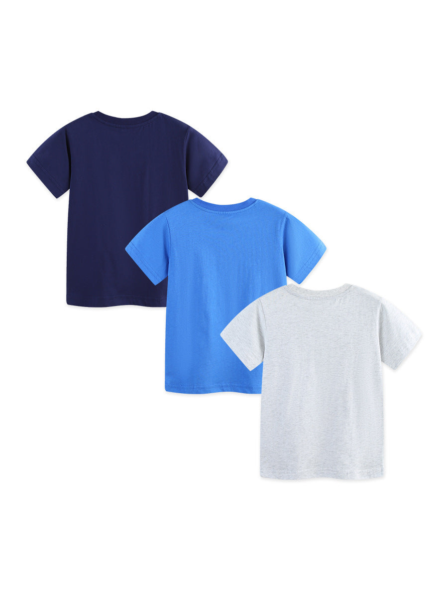 Summer Baby Kids Letter and Cartoon Pattern T-shirt Clothing Set for Boys, MyKids-USA®, T-Shirts, MyKids-USA -  -  -  -  -  -  - .