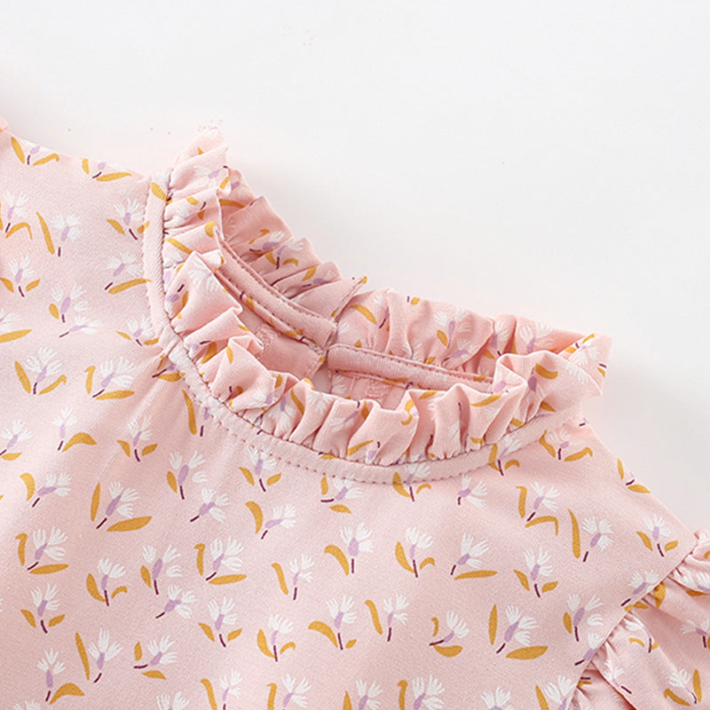 Summer Arrival Cartoon Animals and Floral Pattern Fly Sleevels Dress for Stylish Girls, MyKids-USA®, Baby & Toddler Dresses, MyKids-USA -  -  -  -  -  -  - 