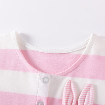 Autumn and Spring Arrival Animals Cartoon Pattern Long Sleeves Striped Dress for Stylish Girls, MyKids-USA®, Baby & Toddler Dresses, MyKids-USA -  -  -  -  -  -  - 