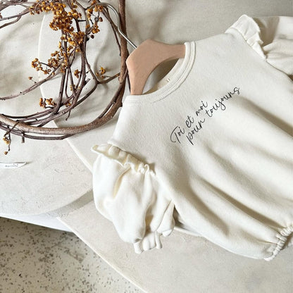 Autumn and Spring Arrival Baby Unisex Letters Pattern Long Sleeves Bodysuit, MyKids-USA®, Bodysuits, MyKids-USA - Size/Age - 66 (3-6M) - Color - Apricot -  -  - TR2601242155-A.