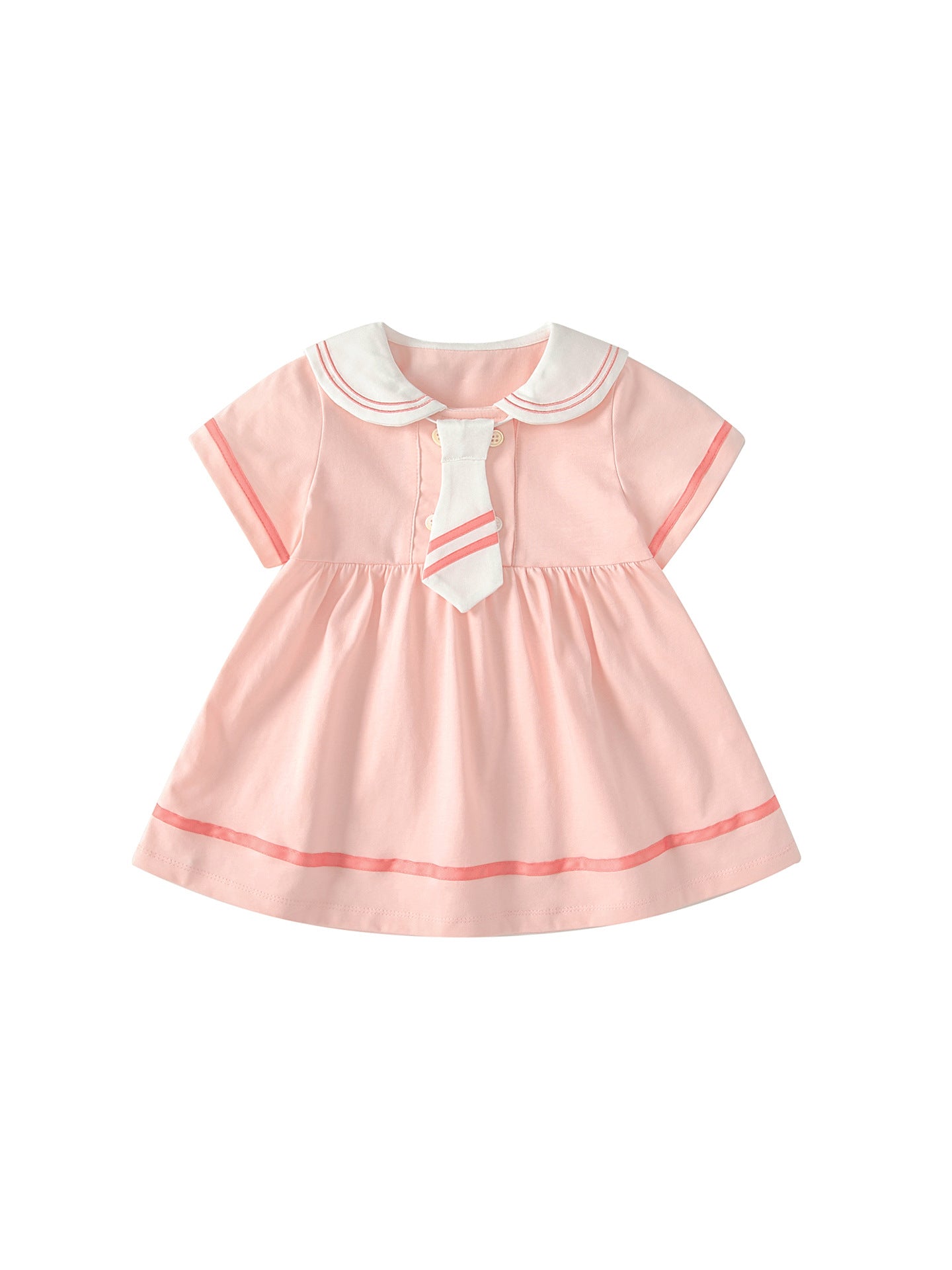 Summer Arrival Short Sleeves Preppy Dress for Stylish Girls, MyKids-USA®, Baby & Children's Dresses, MyKids-USA -  -  -  -  -  -  - .