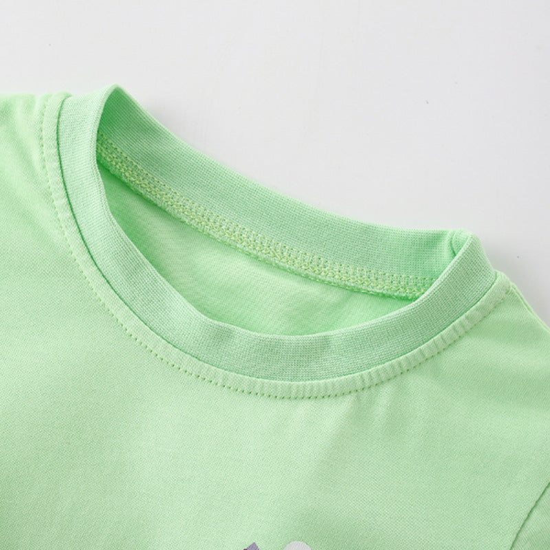 Summer Arrival Unisex Kids’ Horse Cartoon Pattern T-shirt in European and American Style, MyKids-USA®, Baby & Toddler Tops, MyKids-USA -  -  -  -  -  -  - 