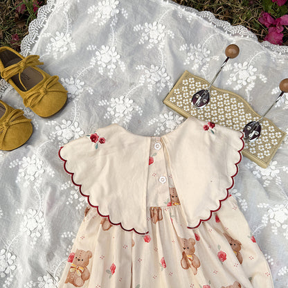 Summer Arrival Baby Girls Sleeveless Vintage Animals Cartoon Pattern Dress, MyKids-USA®, Baby & Children's Dresses, MyKids-USA -  -  -  -  -  -  - .