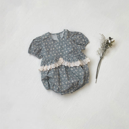 Summer Arrival Northern Europe Floral Pattern Short Sleeves Dress for Stylish Girls, MyKids-USA®, Baby & Toddler Dresses, MyKids-USA -  -  -  -  -  -  - 