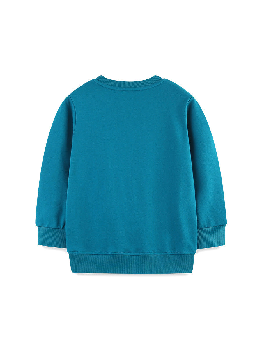Autumn and Spring Arrival Animals Cartoon Pattern Long Sleeves Sweatshirt for Stylish Girls