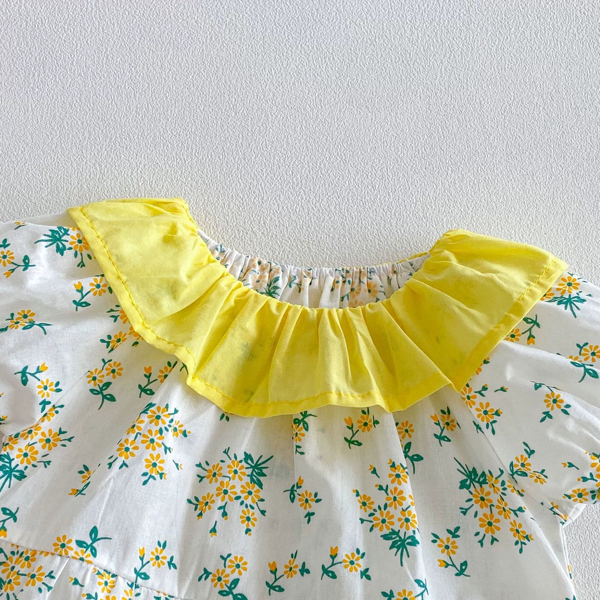 Summer Arrival Baby Girls Short Sleeves Flowers Pattern Bodysuit with Hat, MyKids-USA®, Bodysuits, MyKids-USA® -  -  -  -  -  -  - .