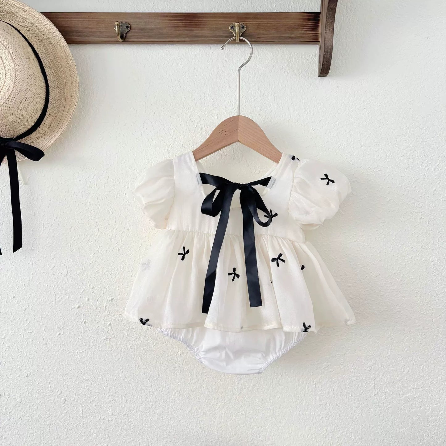 Summer Arrival Baby Girls Cute Butterfly-bows Pattern Short Sleeves Onesies, MyKids-USA®, Baby One-Pieces, MyKids-USA -  -  -  -  -  -  - 