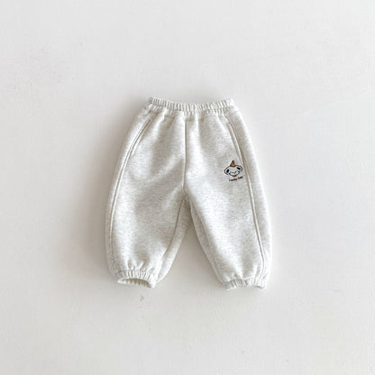 Autumn and Winter Arrival Casual American Style Cartoon Pattern Warm Pants, MyKids-USA®, Trousers, MyKids-USA - Size/Age - 73 (6-9M) - Color - Beige -  -  - TR2511082336-A