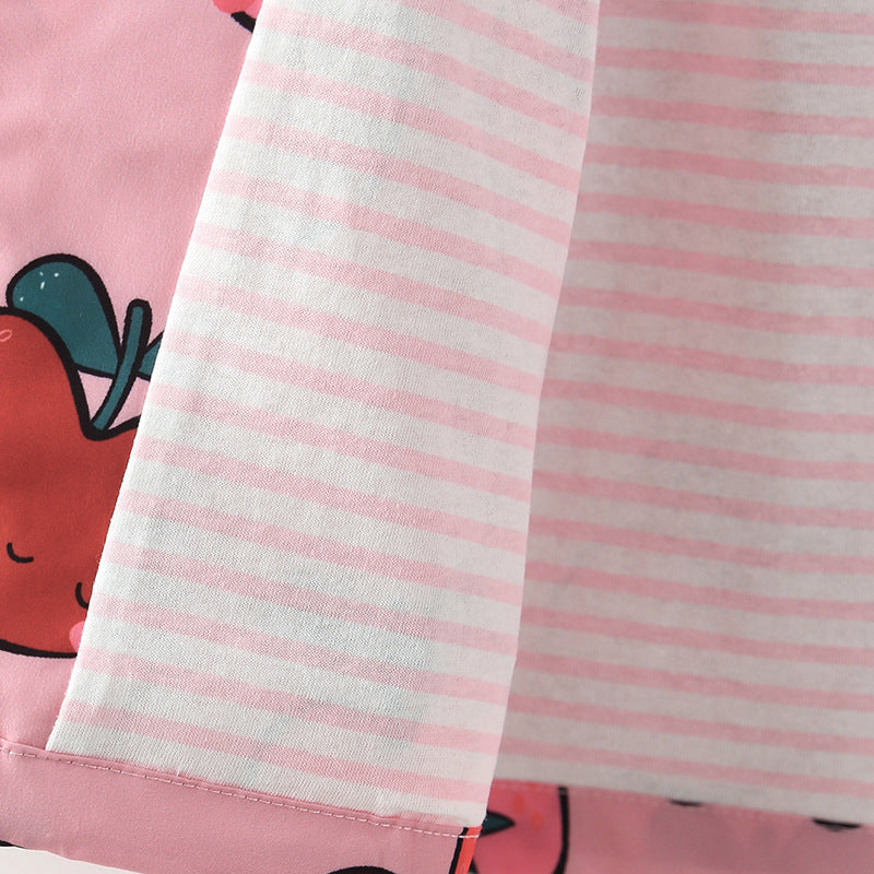 Arrival European and American Style Girls’ Hooded Zip-up Fruits Cartoon Pattern Coat with Long Sleeves, MyKids-USA®, Baby & Toddler Coats & Jackets, MyKids-USA -  -  -  -  -  -  - 