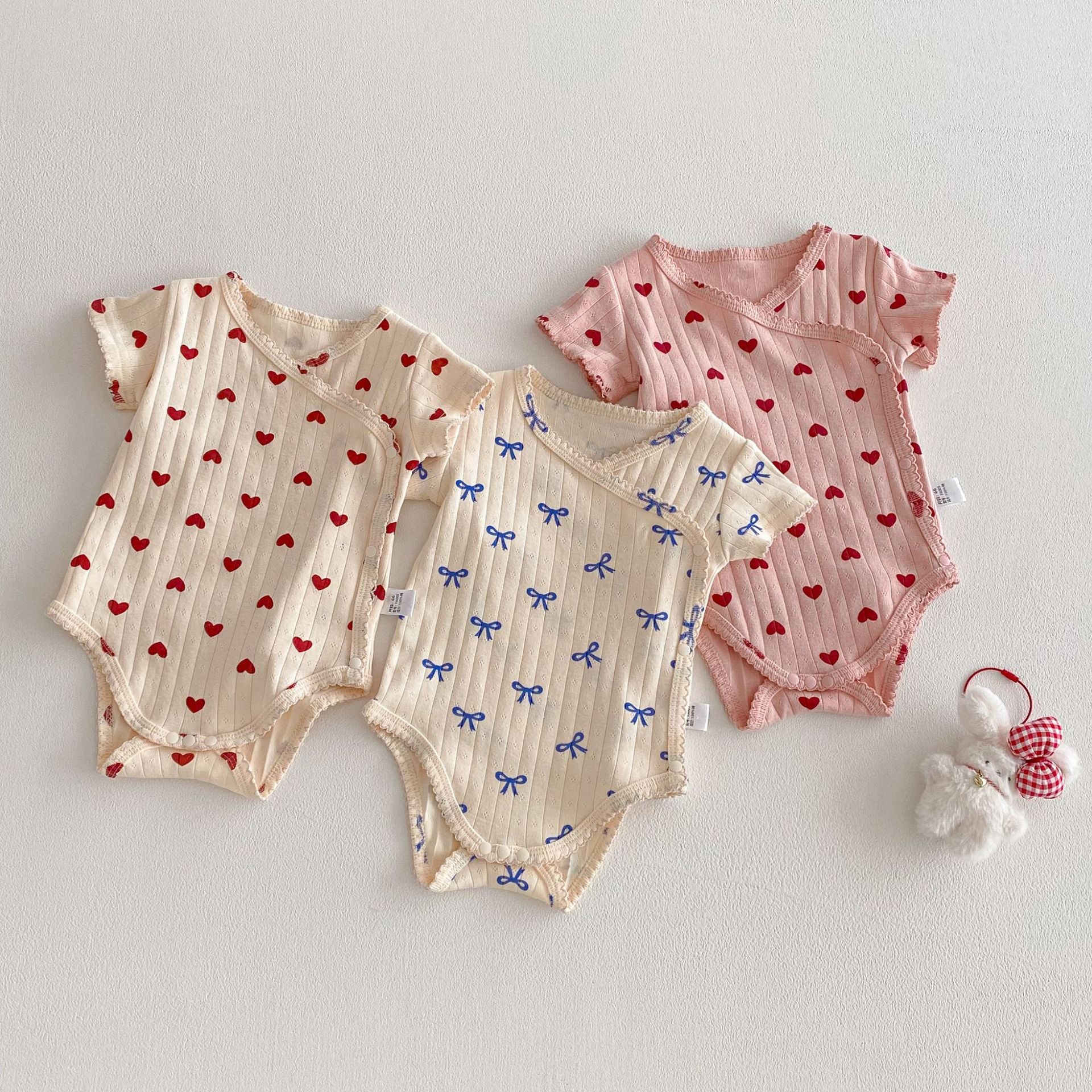 Arrival Summer Baby Girls Butterfly-bows Pattern Sleeveless or Short Sleeves Bodysuit, MyKids-USA®, Bodysuits, MyKids-USA -  -  -  -  -  -  - .