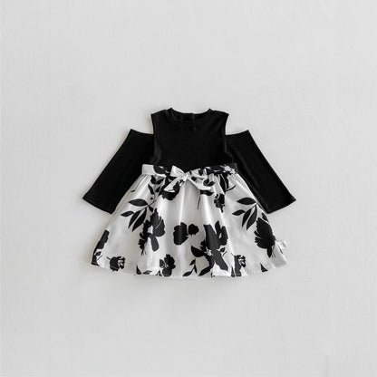 Autumn Arrival Baby Kids Girls Long Sleeves Color Patchwork Dress, MyKids-USA®, Baby & Toddler Dresses, MyKids-USA -  -  -  -  -  -  - 