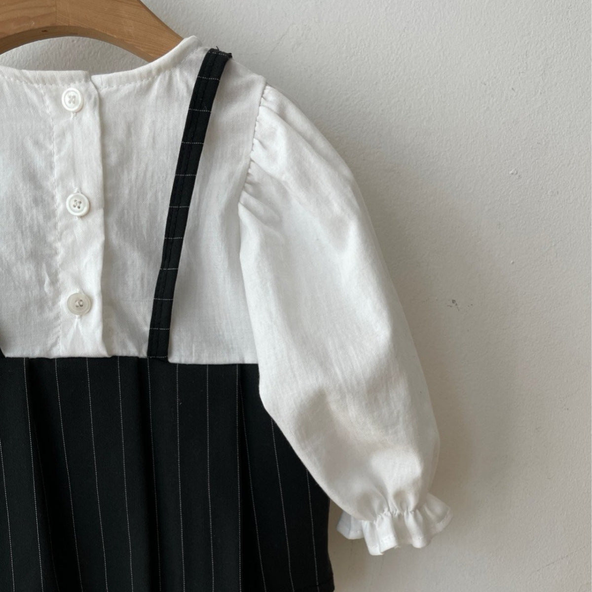 Autumn and Spring Arrival Baby Girls Letters Pattern Long Sleeves Color Patchwork Bodysuit, MyKids-USA®, Baby One-Pieces, MyKids-USA -  -  -  -  -  -  - .