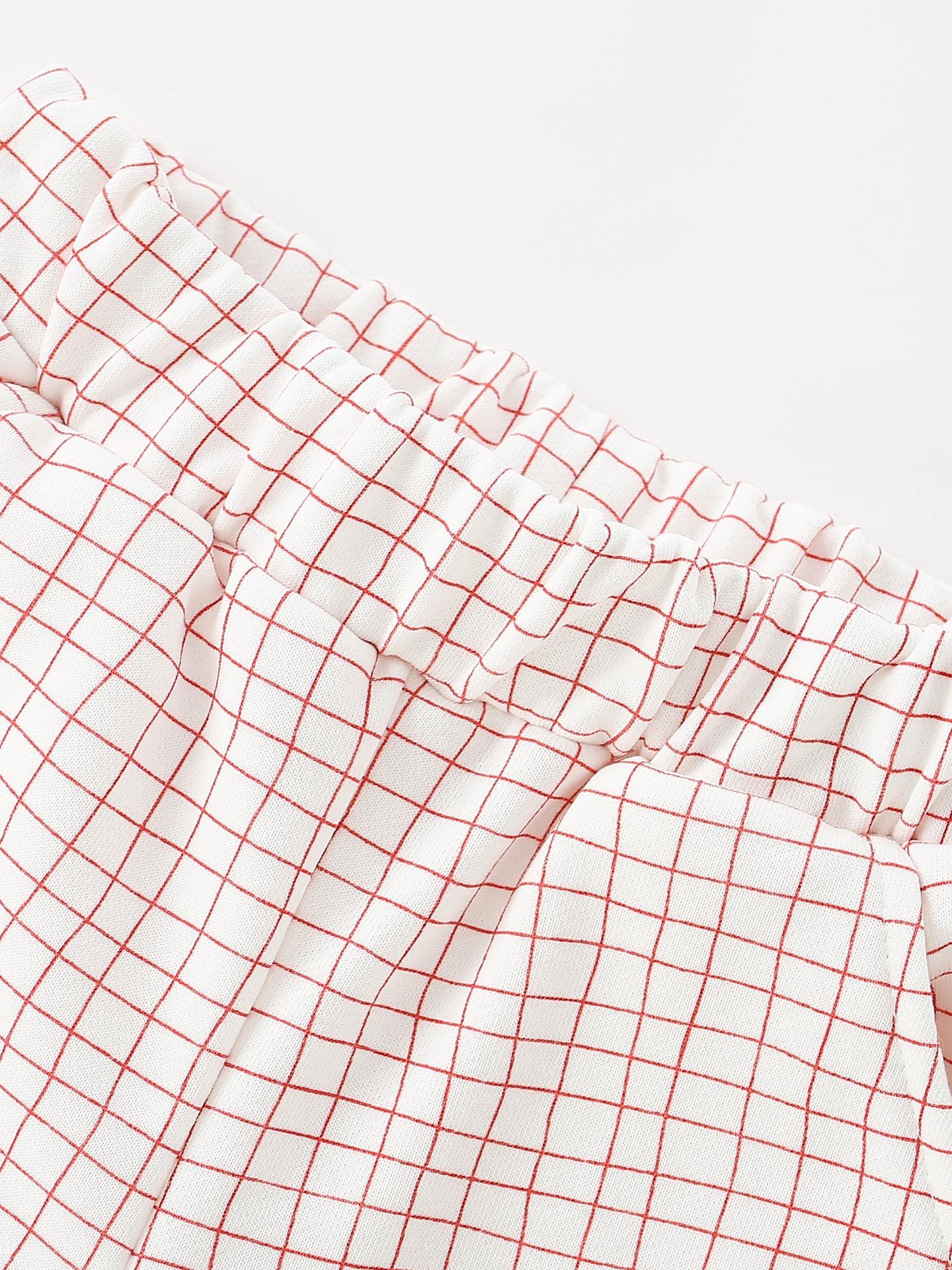 MyKids-USA® Arrival Autumn Plaid and Cartoon Pattern Pants for Girls