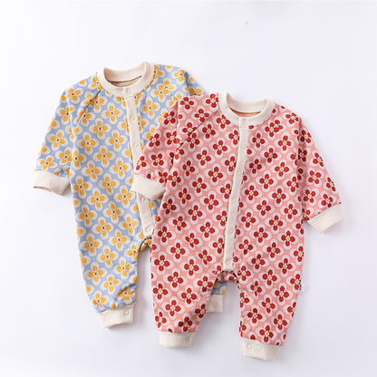 Floral Pattern Autumn Quality Outfits Romper