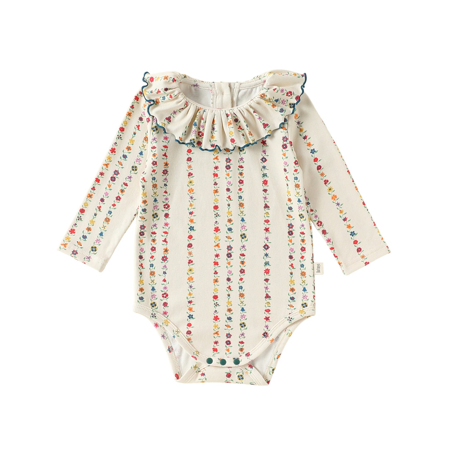 MyKids-USA® Autumn Arrival Baby Kids Girls Princess Long Sleeves Flowers Pattern Bodysuit