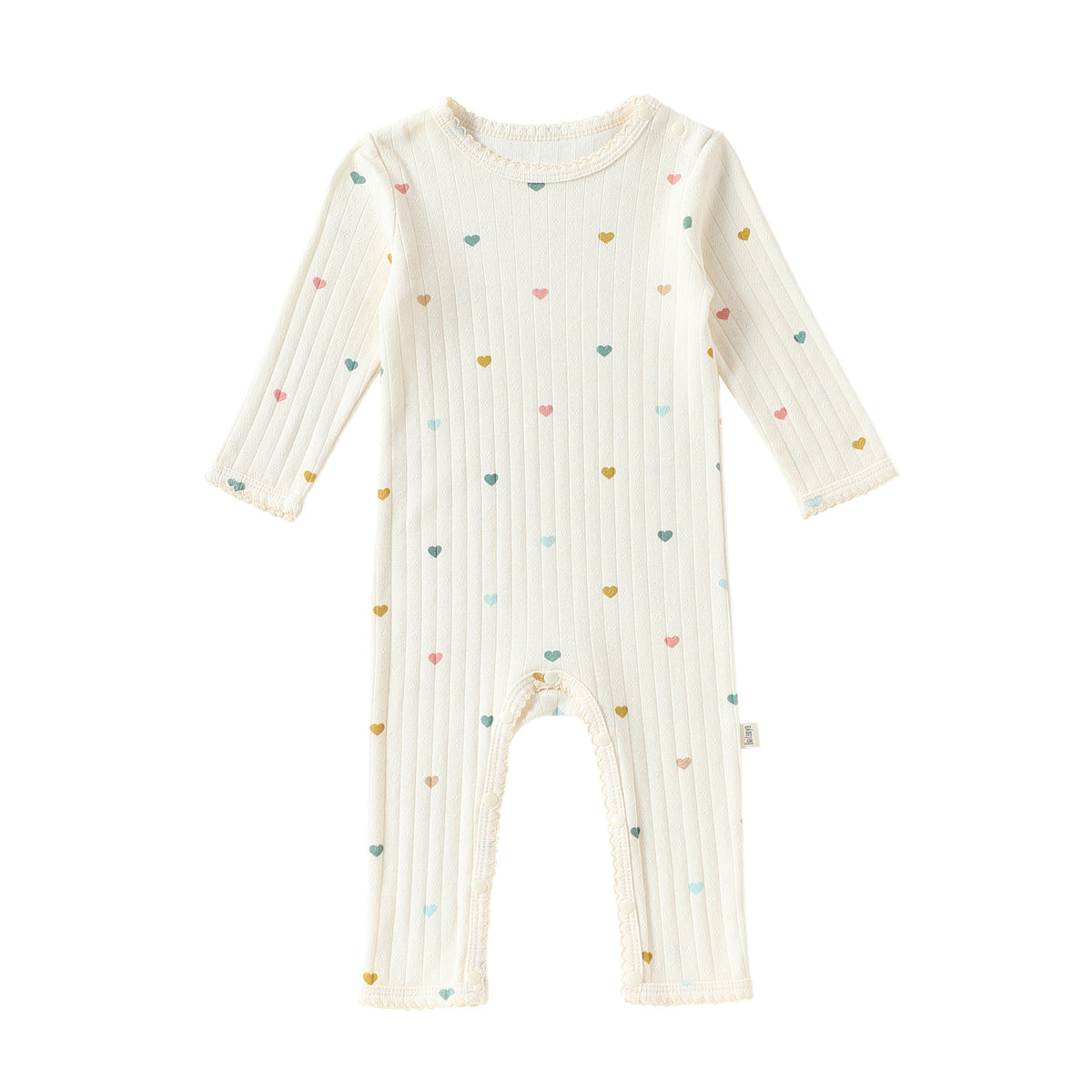 MyKids-USA® Autumn Arrival Baby Kids Unisex Long Sleeves Hearts Pattern Rompers