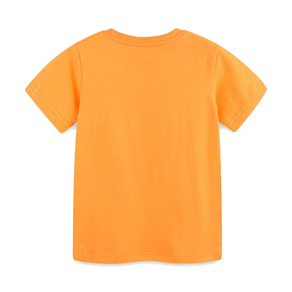 Summer Boys’ Jungle Animals Cartoon Pattern T-shirt in European and American Style, MyKids-USA®, Baby & Toddler Tops, MyKids-USA -  -  -  -  -  -  - 