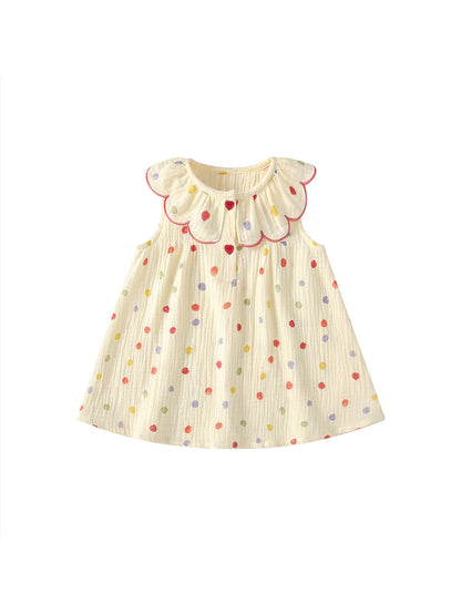 Design Summer Baby Kids Girls Sleeveless Polka Dots Pattern Dress, MyKids-USA®, Baby & Children's Dresses, MyKids-USA -  -  -  -  -  -  - .