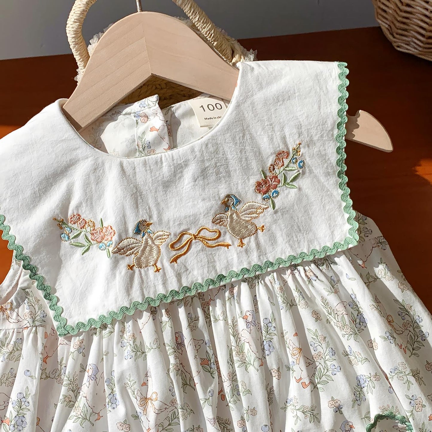 Summer Baby Kids Girls French Sleeveless Floral Pattern Printed Dress, MyKids-USA®, Baby & Toddler Dresses, MyKids-USA -  -  -  -  -  -  - 