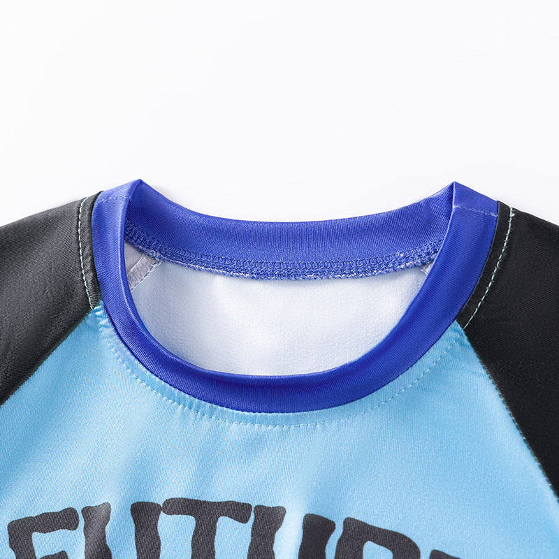 MyKids-USA Spring and Autumn Baby Boys Astronaut Cartoon Pattern Long Sleeves Casual Pajama Set, MyKids-USA®, Baby & Toddler Outfits, MyKids-USA -  -  -  -  -  -  - 