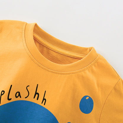 Summer Baby Kids Fish Pattern T-shirt and Shorts Clothing Set for Boys, MyKids-USA®, Baby & Toddler Outfits, MyKids-USA -  -  -  -  -  -  - 