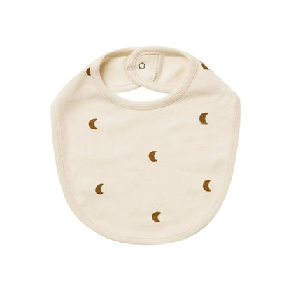 Baby Printed Pattern Covered Button Design Pure Cotton Bibs, MyKids-USA®, Bibs, MyKids-USA - Size/Age - S (0-1Y) - Color - Apricot -  -  - JM2204261709-C