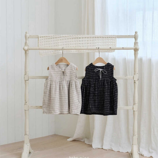 MyKids-USA® Autumn Arrival Baby Kids Girls Fashion Sleeveless Plaid Dress