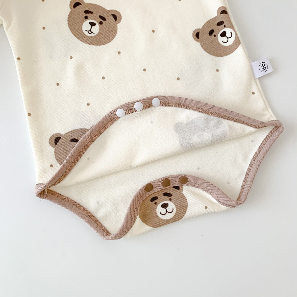 Summer Arrival Baby Unisex Short Sleeves Cartoon Teddy Pattern Bodysuit, MyKids-USA®, Baby One-Pieces, MyKids-USA -  -  -  -  -  -  - .