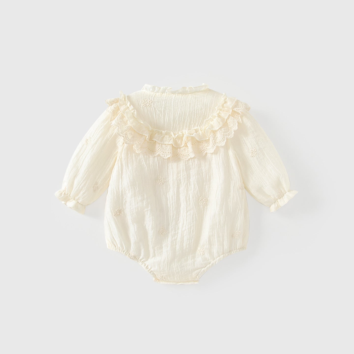 Arrival Spring Baby Girls Flowers Embroidery Long Sleeves Solid Color Onesies with Hat, MyKids-USA®, Baby One-Pieces, MyKids-USA -  -  -  -  -  -  - .