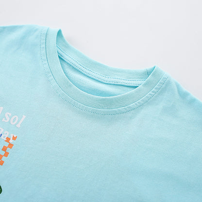 Summer Boys’ Animals Cartoon Pattern T-shirt, MyKids-USA®, T-Shirts, MyKids-USA -  -  -  -  -  -  - .