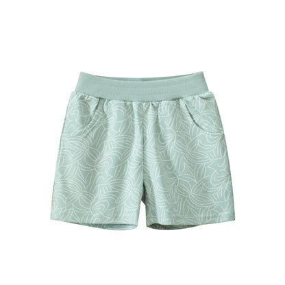 Summer Arrival Boys Cotton Casual Style Geometric Pattern Shorts, MyKids-USA®, Short Trousers, MyKids-USA - Size/Age - 90 (12-24M) - Color - Green -  -  - TR2506032136-B